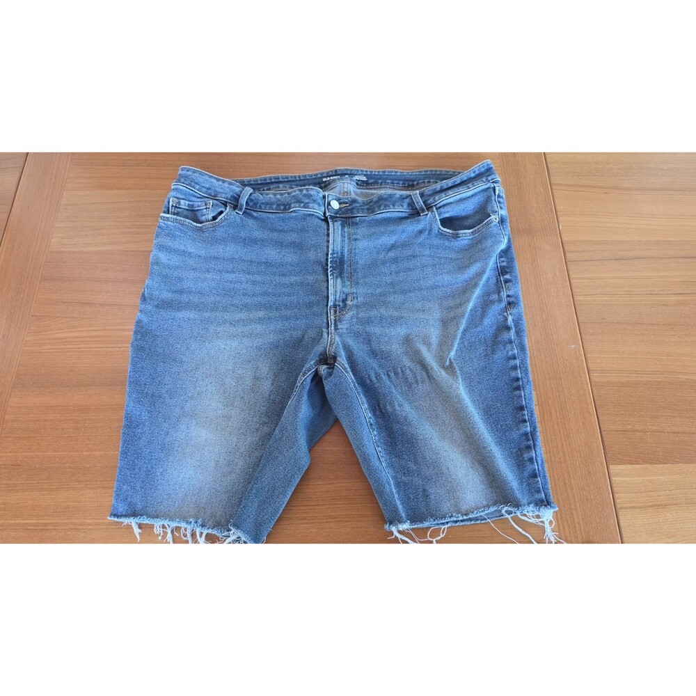Old Navy Women's Rockstar Super Skinny Jeans Cutoff Into Shorts READ Description